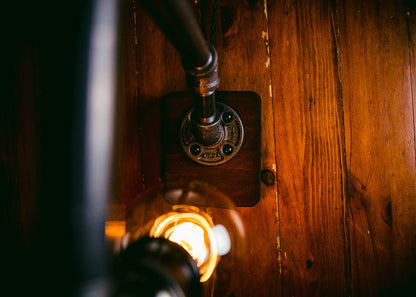 Vintage Masa Lambası Rustik Atölye